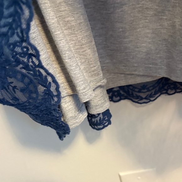 Sundance Navy Embroidered Maxi Skirt - Picture 5 of 6